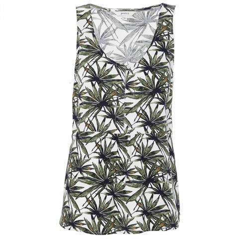 High Discount Kilah Tropic Print Blouse