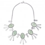 Semi-Precious Bib Necklace