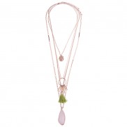 4 Piece Delicate Layering Tassel Necklace