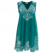 High Discount Luca Embroidered Double Layer Dress