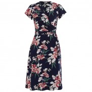 High Discount Antonia Printed Wrap Dress