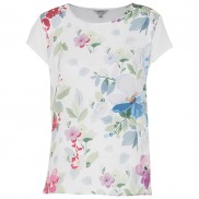 High Discount Varrina Mixed Media Tee