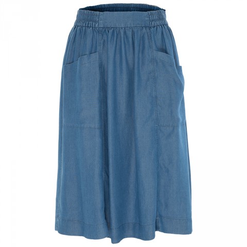 Poetry Langly Double Pocket Denim Skirt