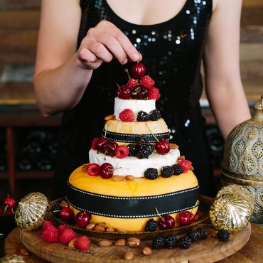 How to make a show-stopping festive cheese stack